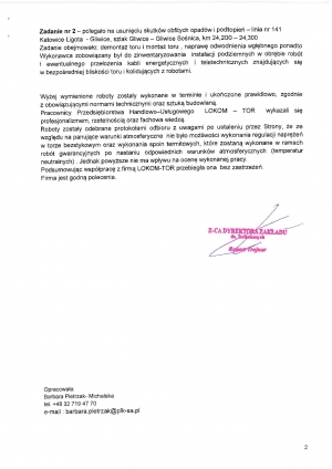 List ref. PKP PLK S.A. 31.03.2015 - cz.2