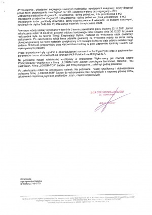 List ref. PKP PLK S.A. cz.2