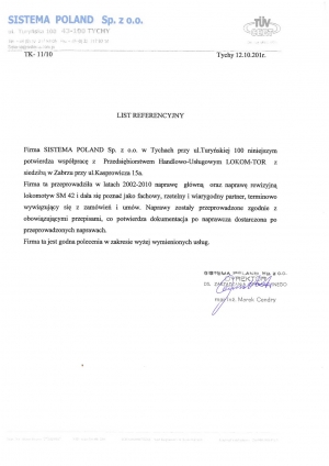 List ref. SISTEMA