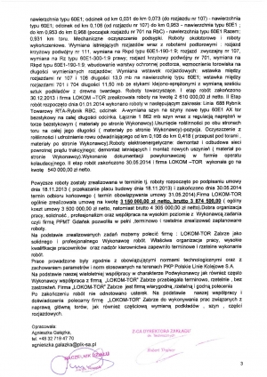List ref. PKP PLK S.A.